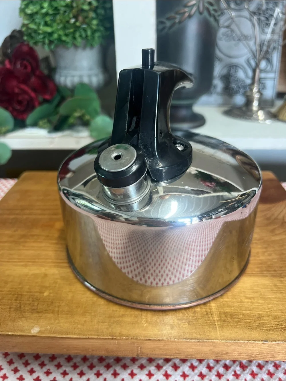 Revere ware tea kettle aluminum copper bottom Paul revere small